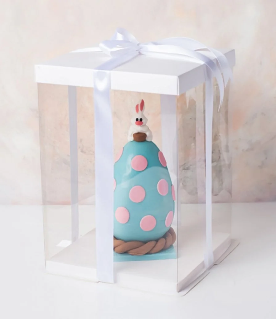 Blue & Pink Chocolate Egg by NJD