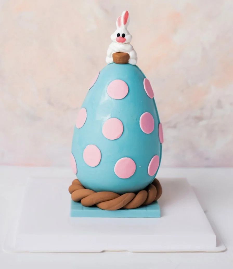 Blue & Pink Chocolate Egg by NJD