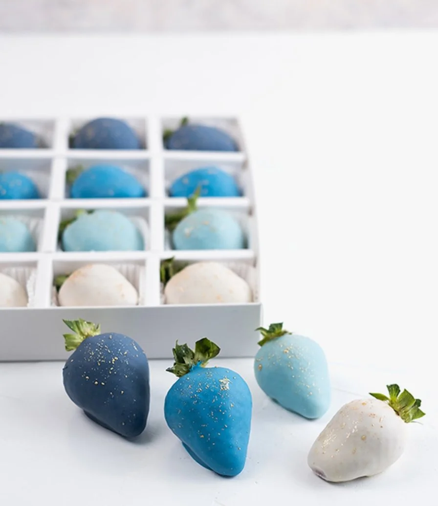 Blue Ombre Strawberries by NJD