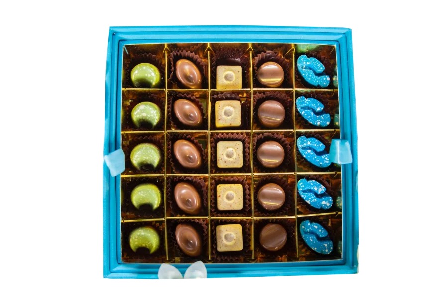Senses Blue Flower Chocolate Box 