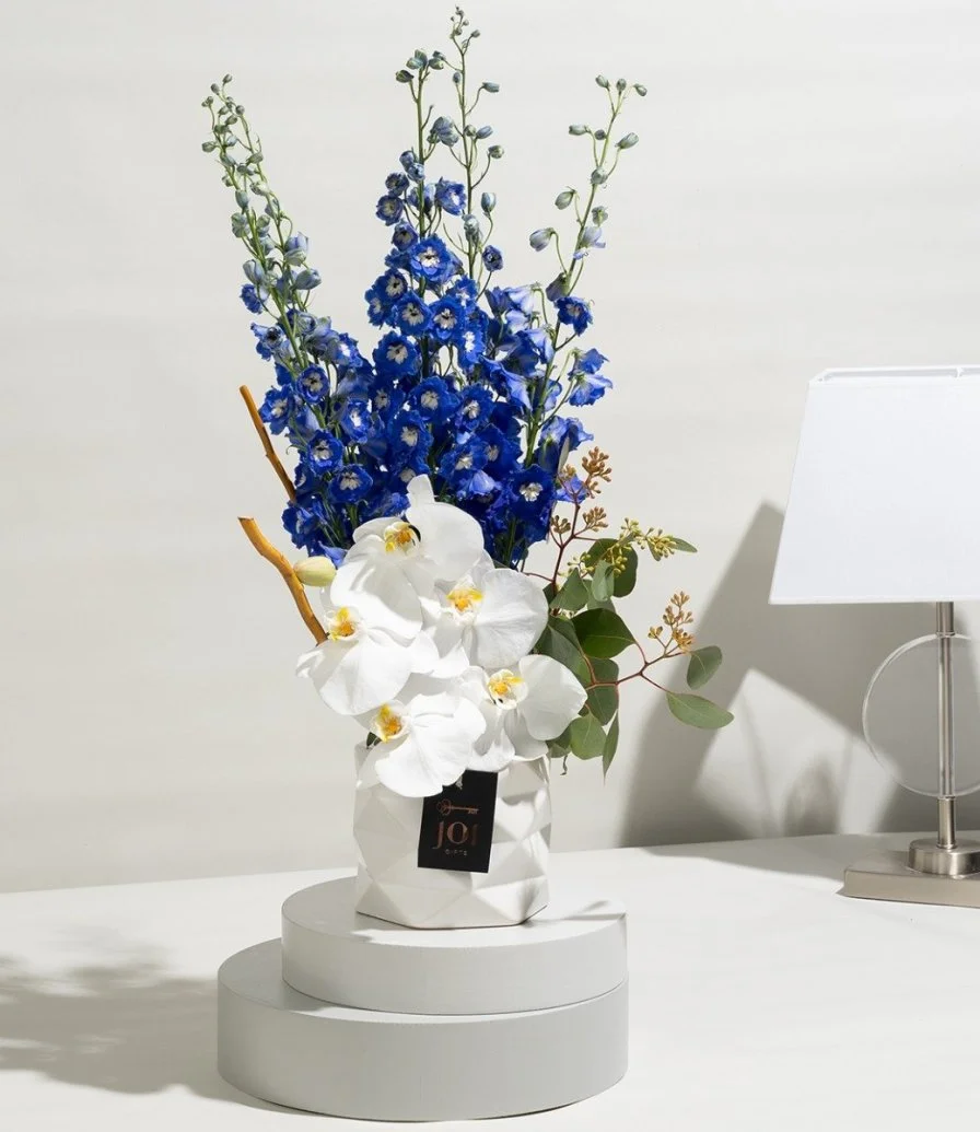 Blue Serenity Flowers Arrangement
