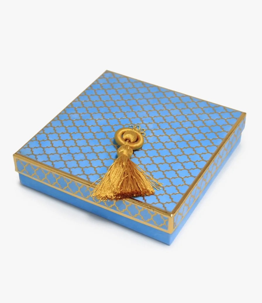 Blue Tassil Date Box