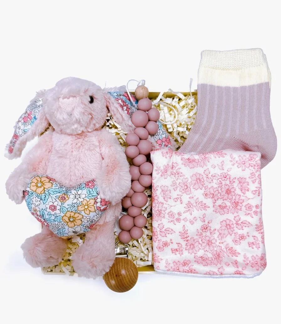 Blush Baby Girl Gift Hamper by Inna Carton