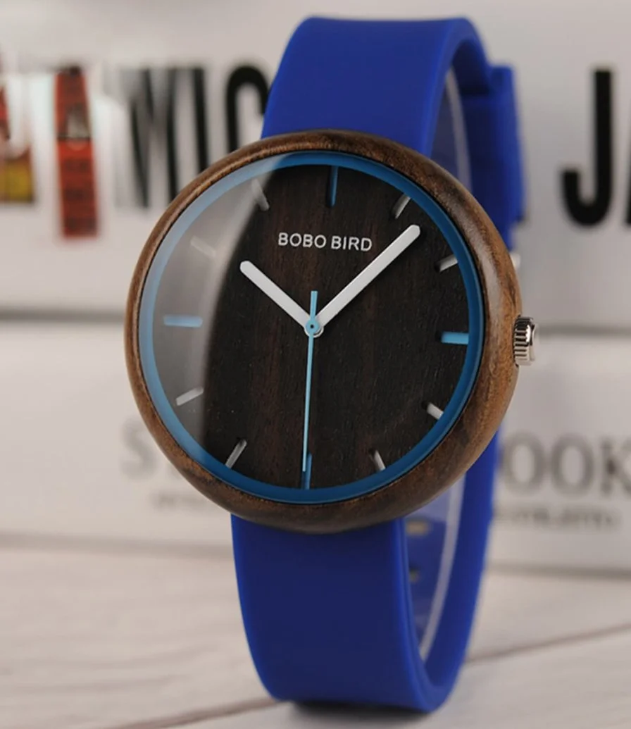 Bobo Bird Wooden Watch - Dark Blue