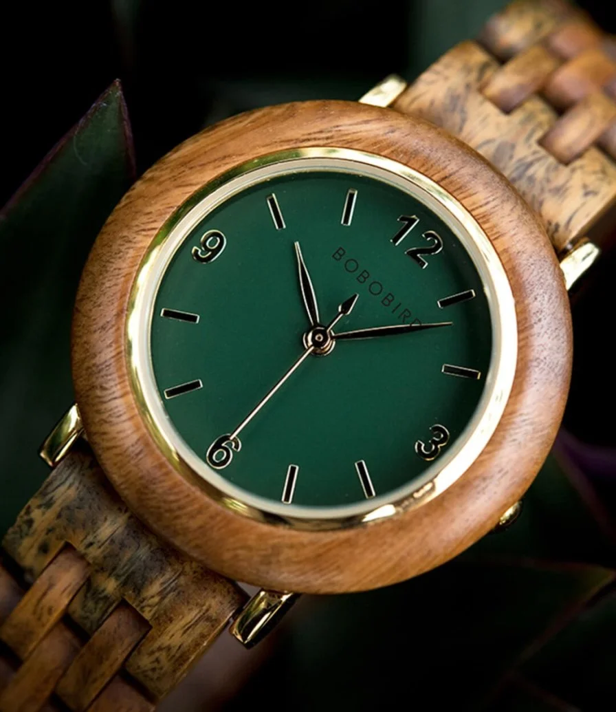 Bobo Bird Wooden Watch - Green