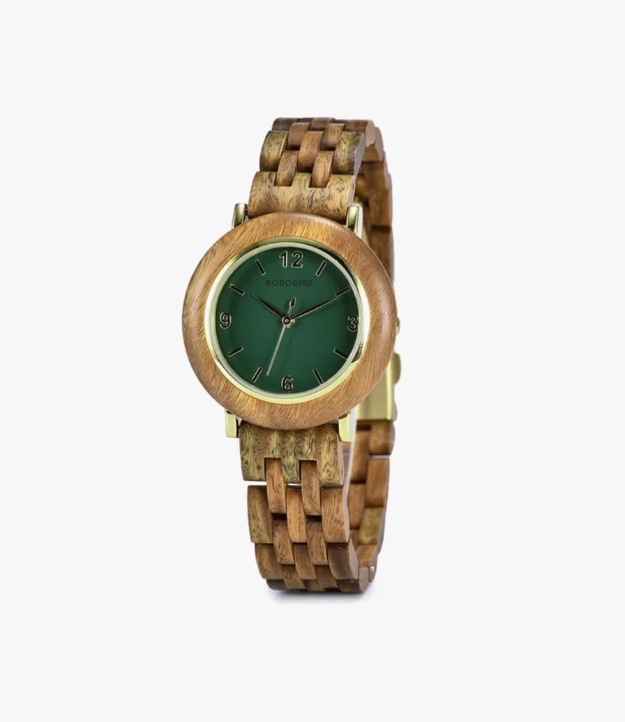 Bobo Bird Wooden Watch - Green
