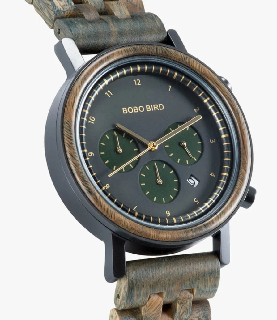Bobo Bird Wooden Watch - Light Green
