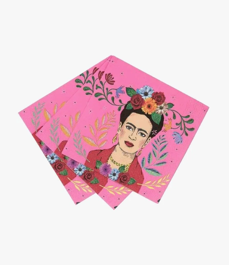 Boho Frida Cocktail Napkin 16pc Pack by Talking Tables