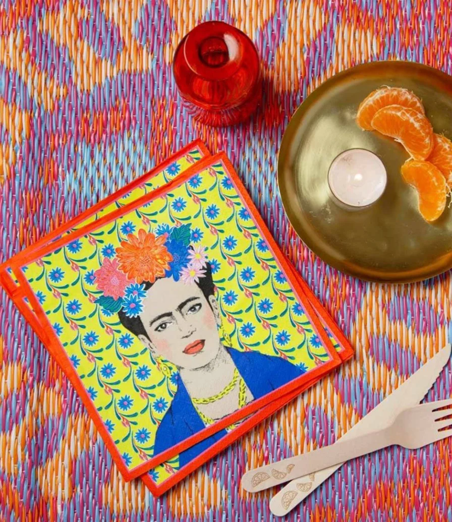 Boho Frida Party Napkin 20pc Pack by Talking Tables