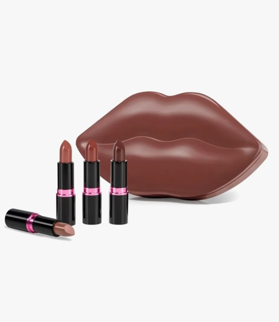 Bold Browns Lipstick Set by Mikyajy