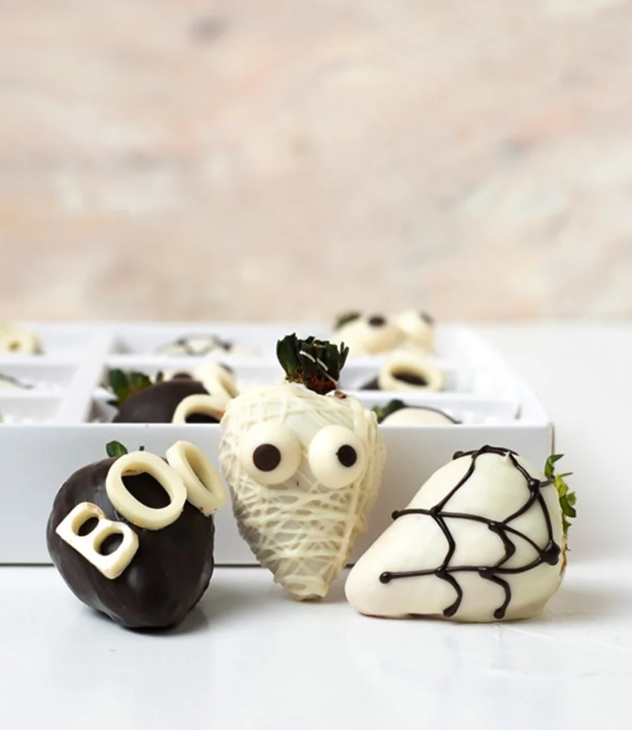BOO! Chocolate Covered Strawberries by NJD
