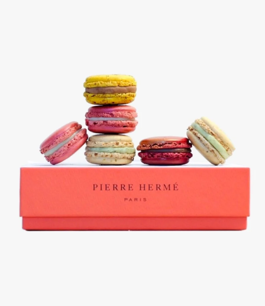 صندوق حلوى الماكرون من بيير هيرمي باريس (10 قطع) 