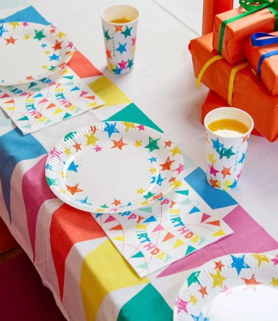 Bright Stars Party Paper Cups 8pc Pack by Talking Tables