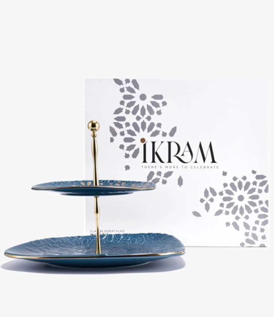 Cake Stand - Ikram - Blue