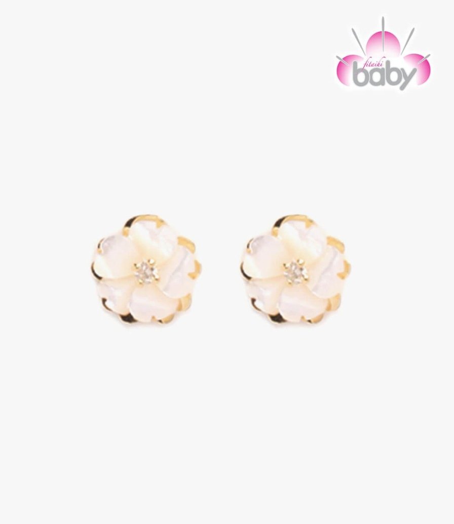 Camellia Diamond Earrings 