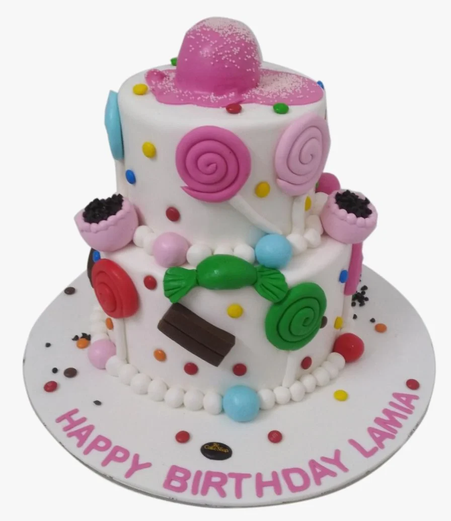 Candies 3D Birthday Cake
