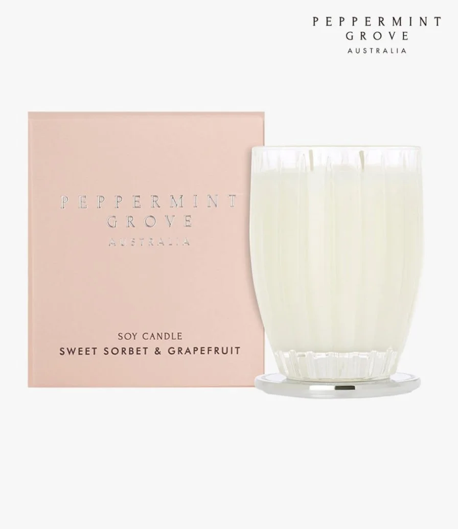 Sweet Sorbet and Grapefruit 200g candle