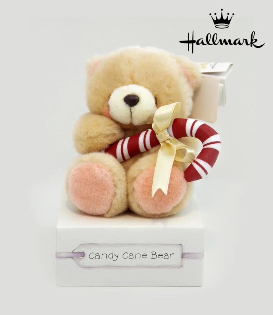 Small Candy Cane Teddy By Hallmark