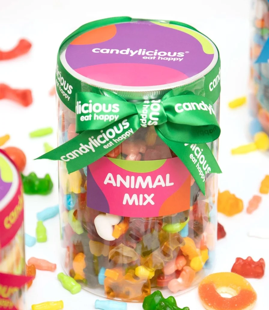 Candylicious Animal Mix Jar