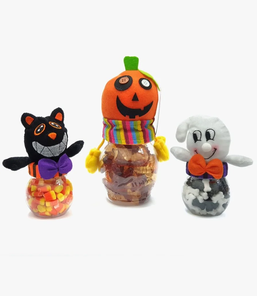 Candylicious Eerie-Friendly Jars with Candies 640g