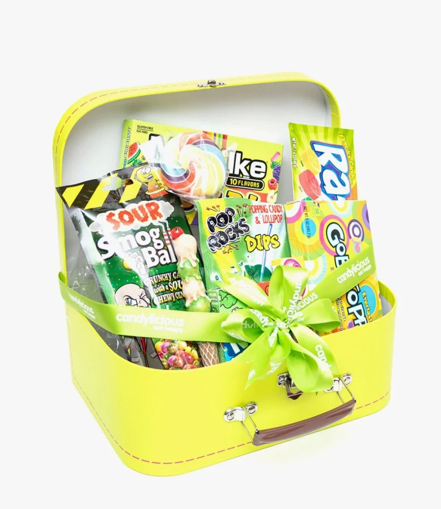 Candylicious Green Suitcase Gift Pack