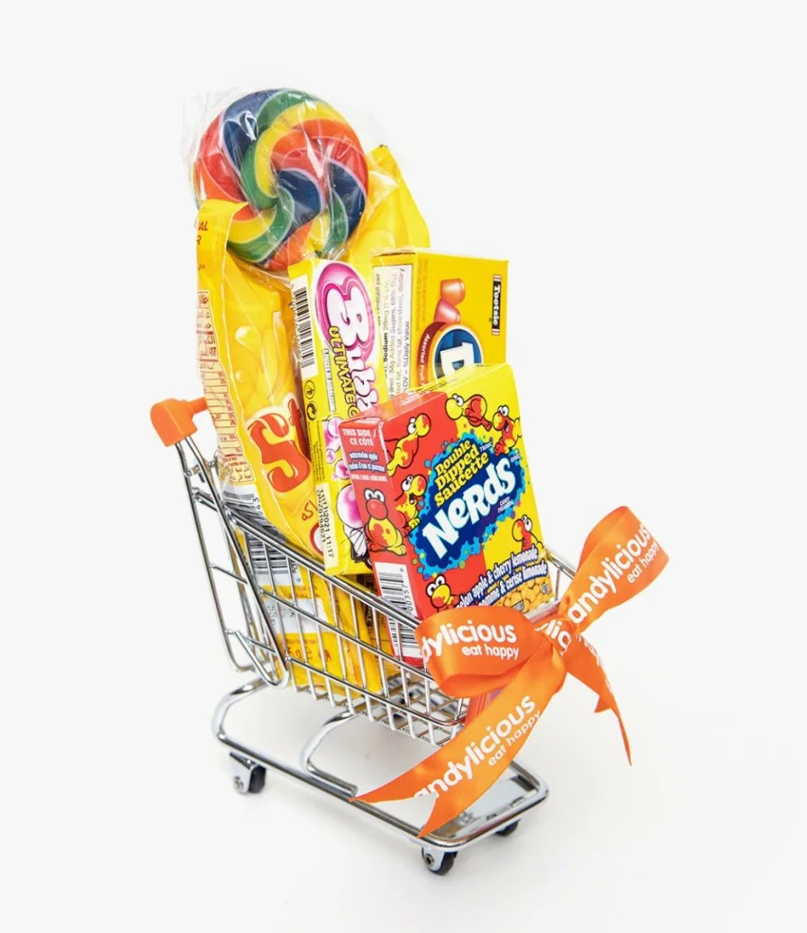 Candylicious Mini Trolley Orange Gift Pack