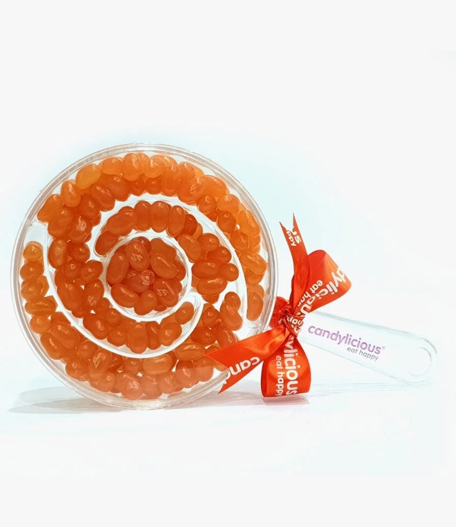 Candylicious Orange Lolli Jelly Bean Treats 