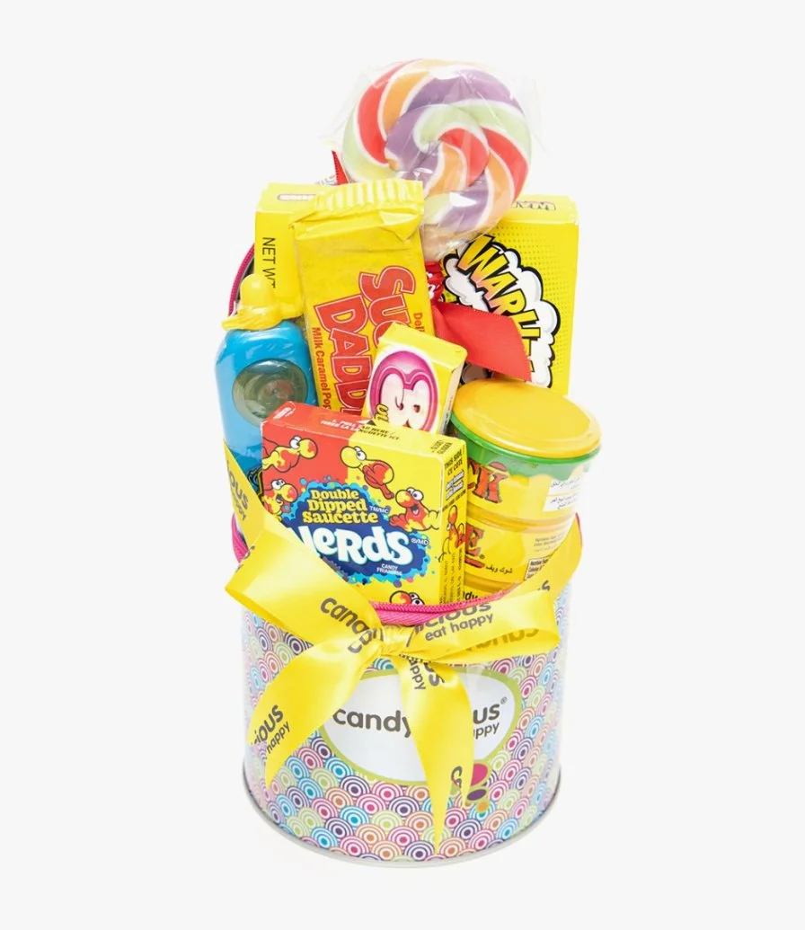 Candylicious Zipper Tin Lolly Print Gift Pack