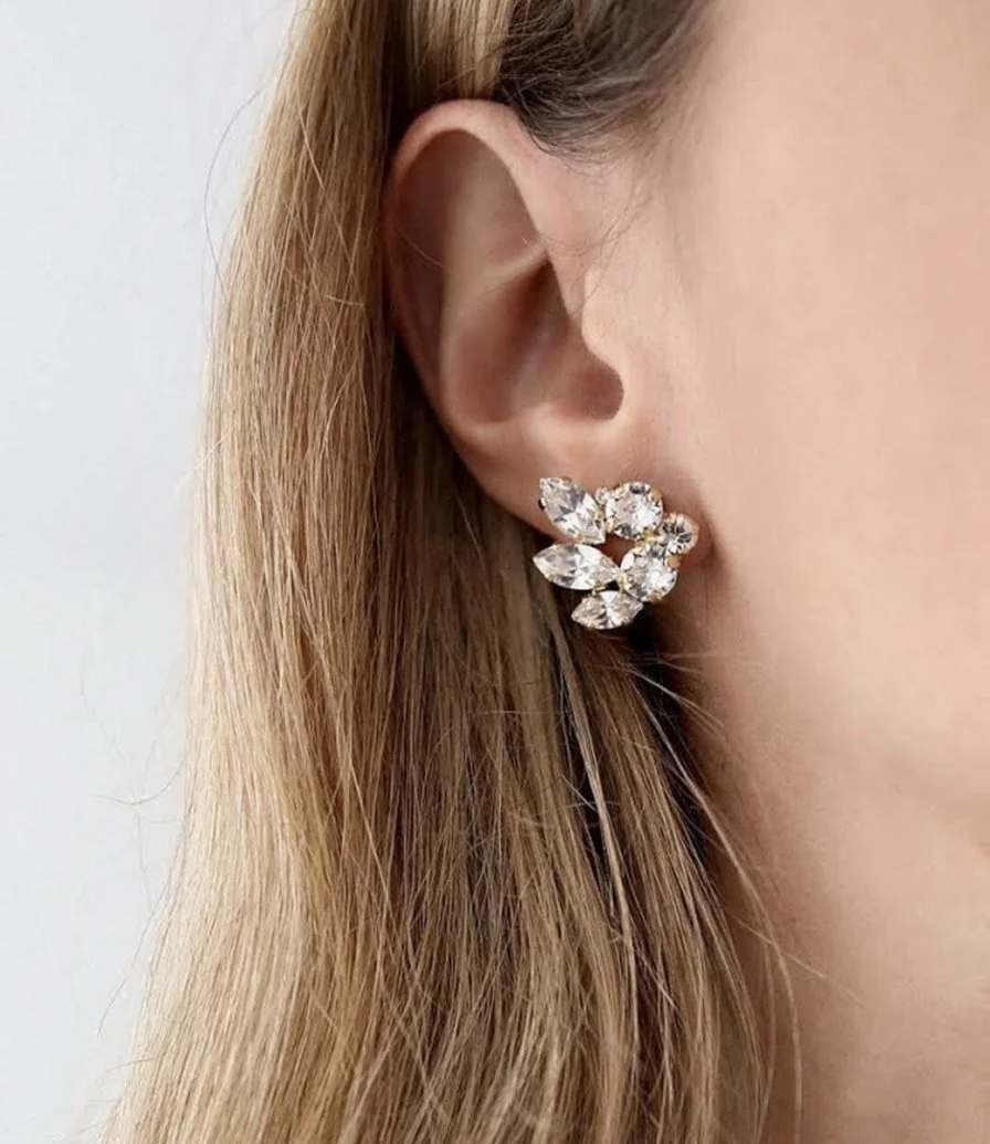 Caroline Svedbom Cora Earrings Crystal