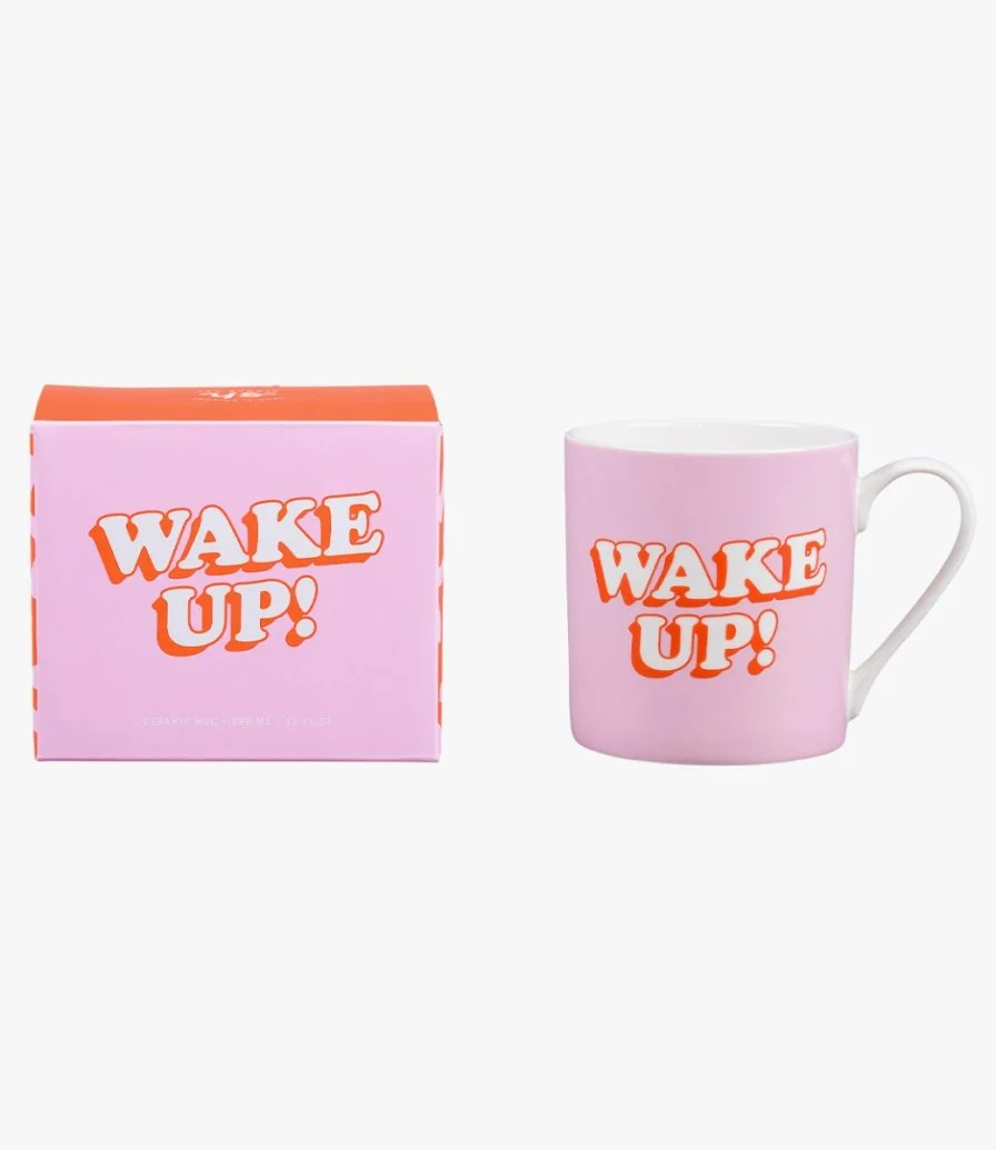 Ceramic Mug - Wake Up by Yes Studio