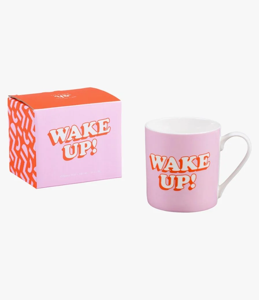 Ceramic Mug - Wake Up by Yes Studio