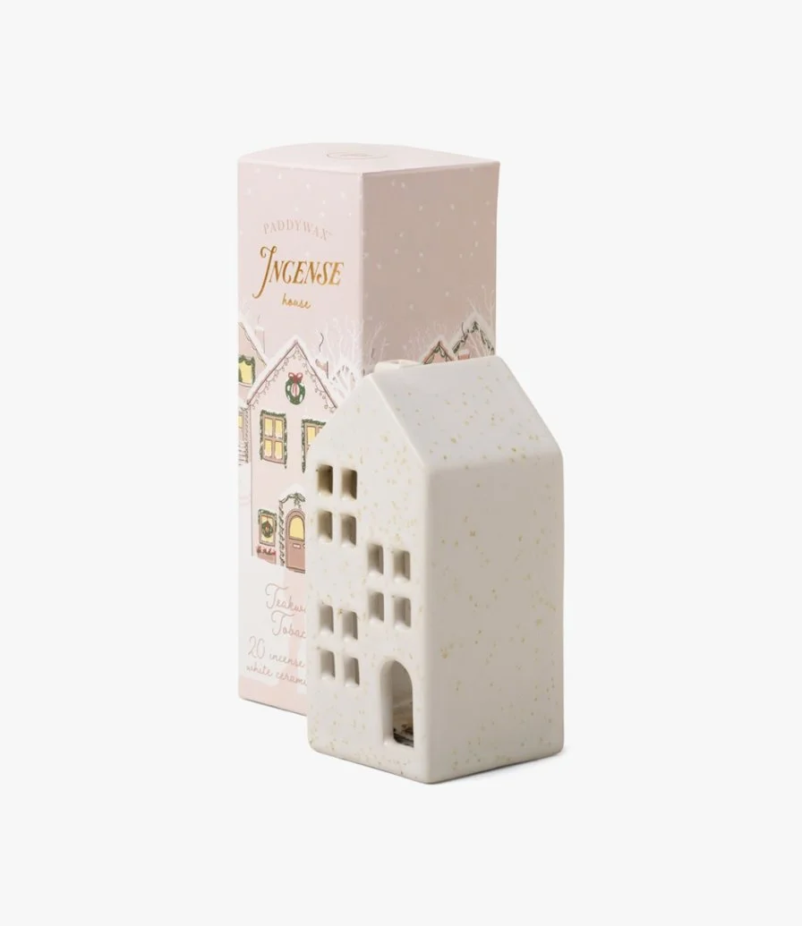 Ceramic Village Incense Holders White House by Paddywax