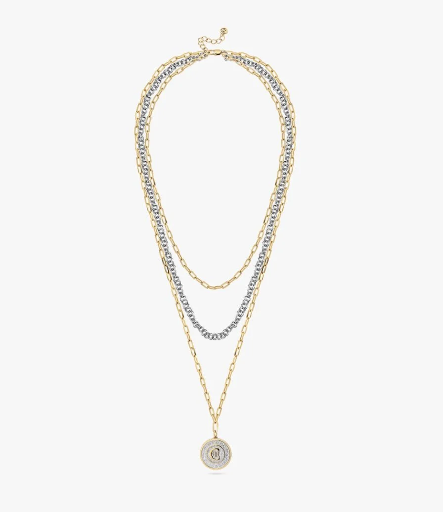 CERRUTI 1881 Silver & Gold Plated Necklace for Women