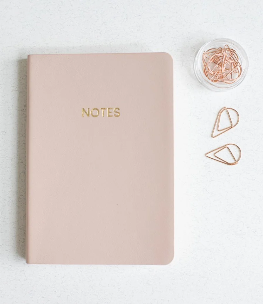 Champagne Pink Pocket Notebook By Royal Page Co