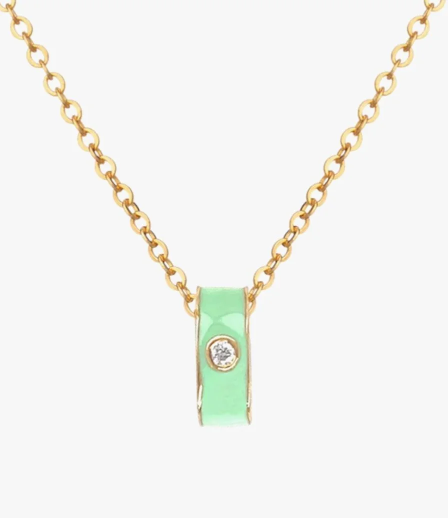 Chinoise Green Candy Loops Necklace by BabyFitaihi