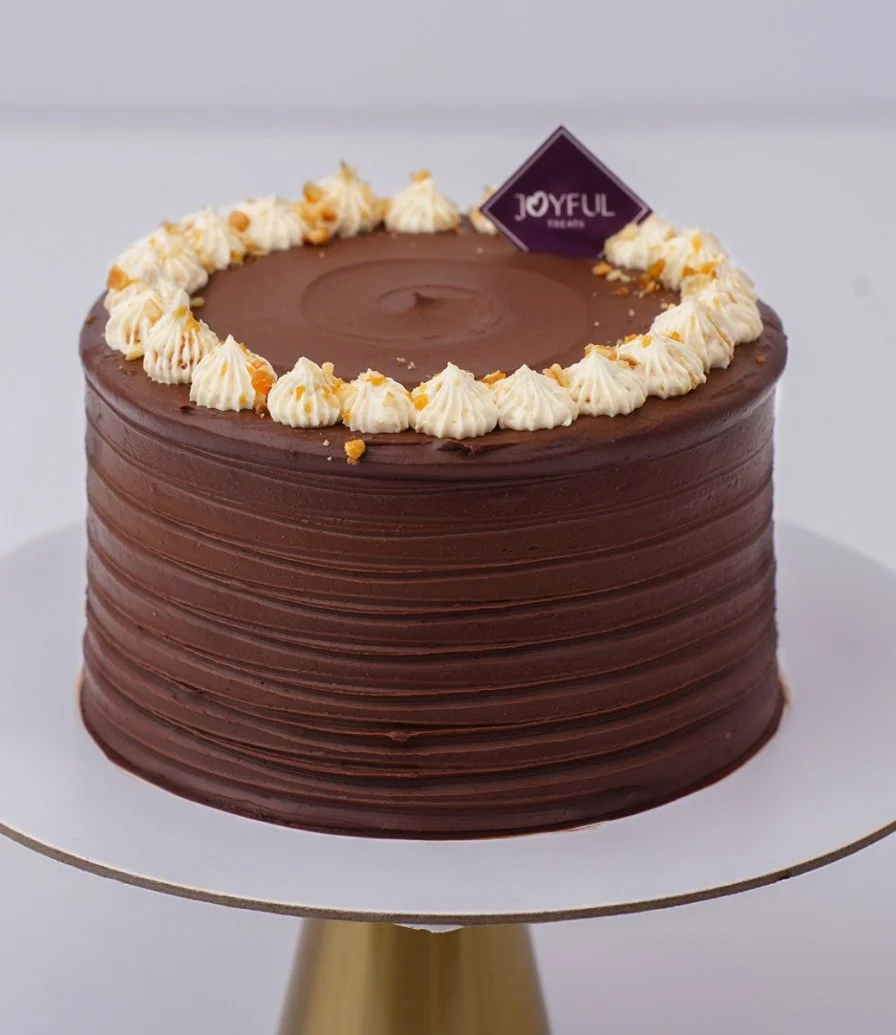 Chocoholic Fudge Cake with Hazelnut Praline 1.5kg by Joyful Treats