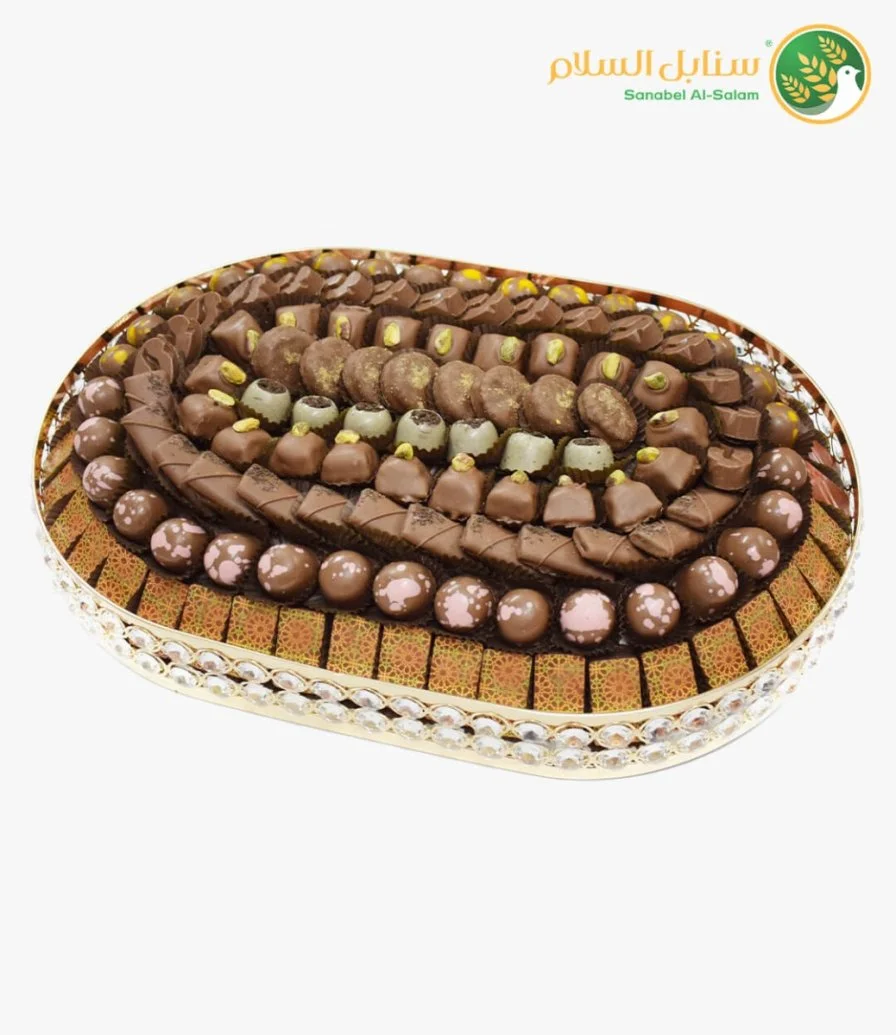 Oval Chocolate Tray