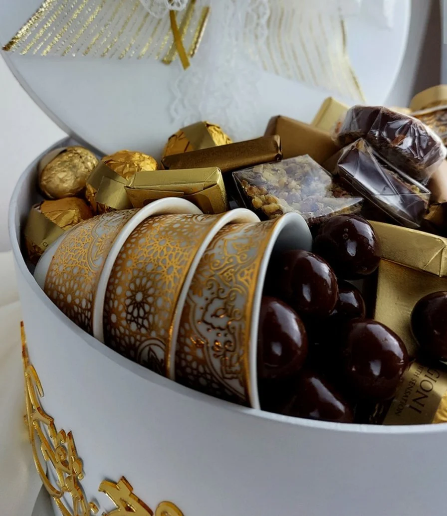 Chocolate & Coffee Cups Gift Box by Stagioni