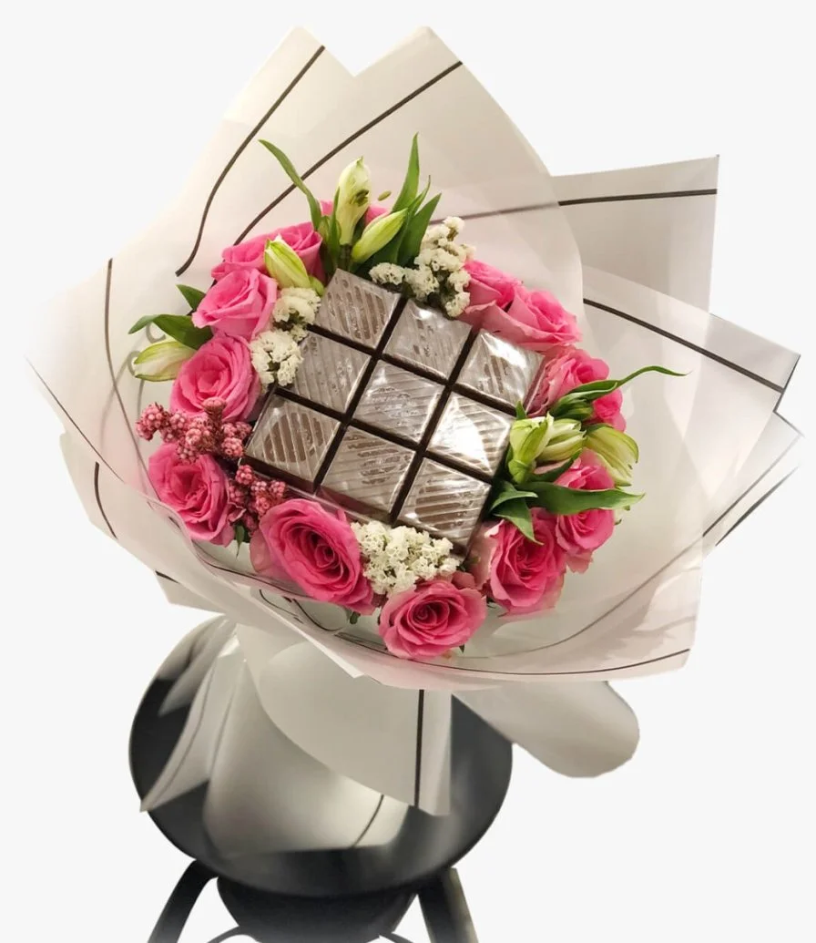 Chocolate & Flowers Bouquet