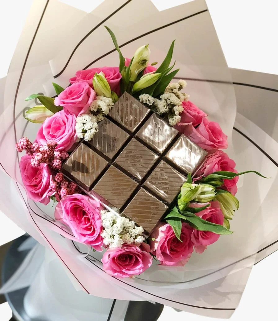 Chocolate & Flowers Bouquet