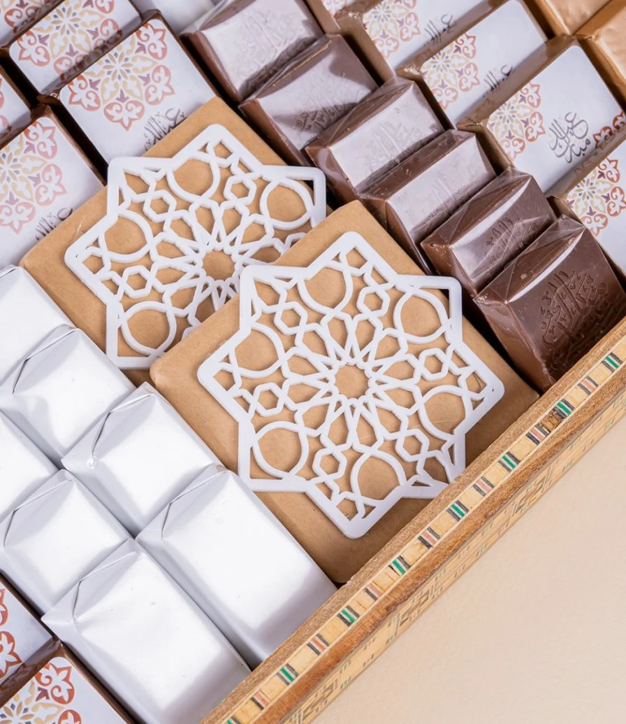 Chocolate and Nougat Mix Tray by Lilac 
