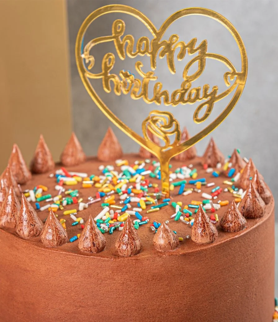 Chocolate Candy Filler Cake By Papa Fluffy