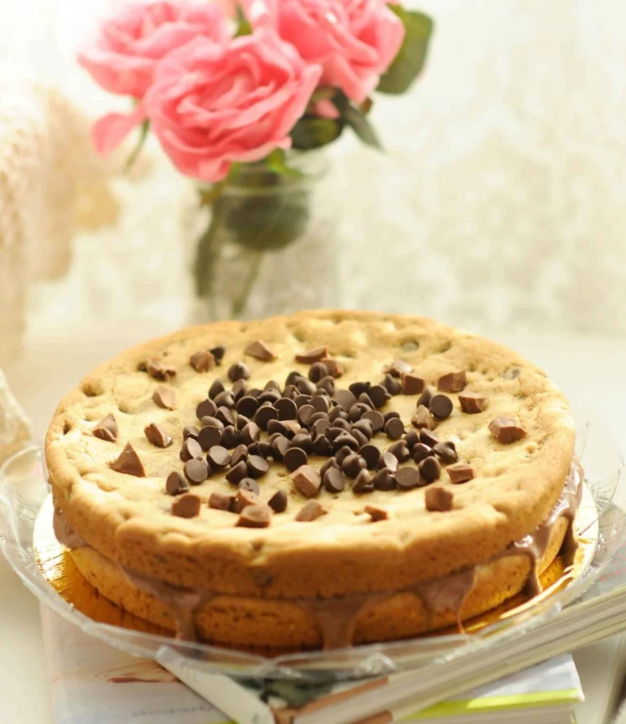 Chocolate Chips Cookie Cake by Katherine's 