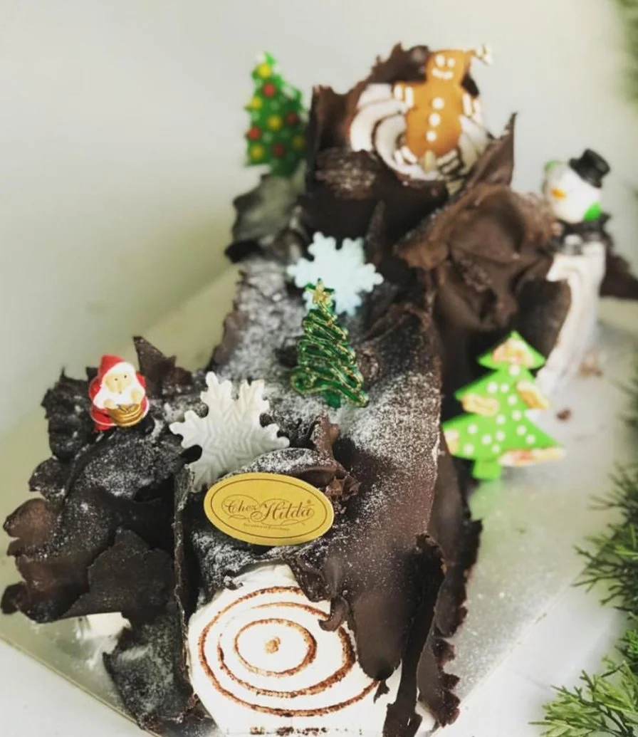 Chocolate Christmas Cake 