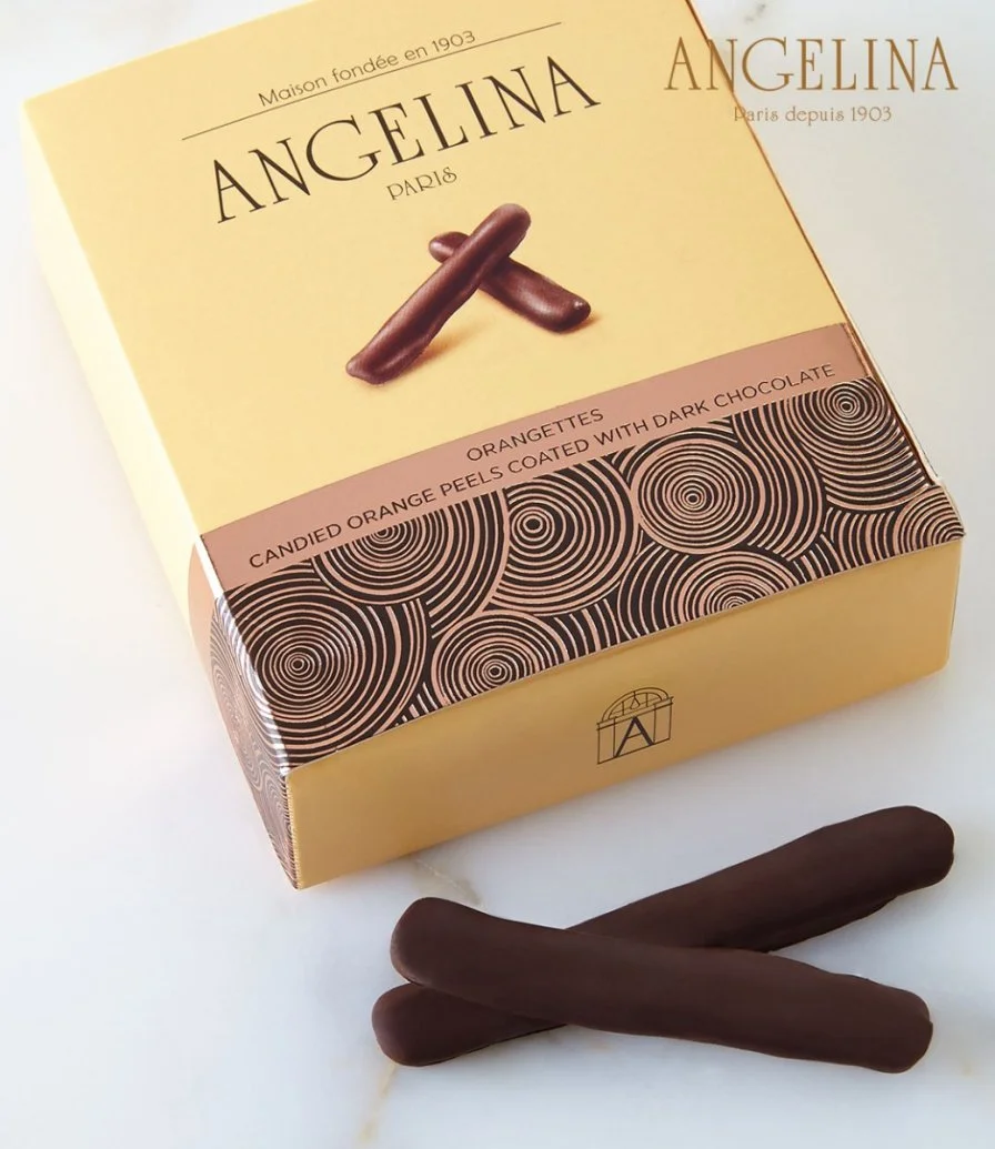 Chocolate Coated Candied Orange Peels by Angelina