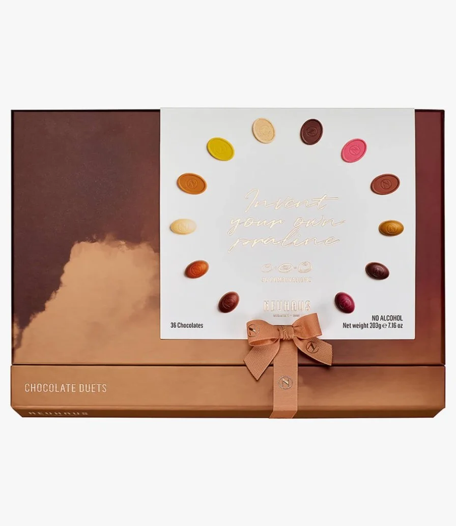 Chocolate Duets Slider Box  By Neuhaus