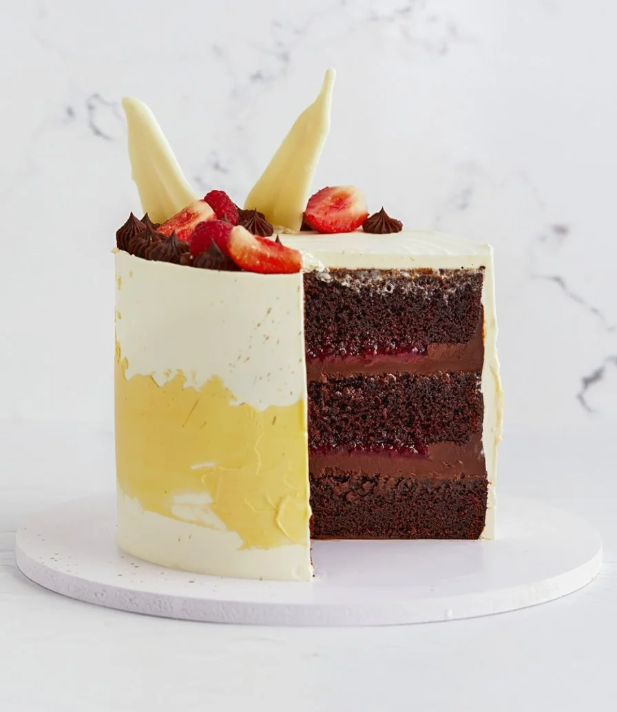 Chocolate Raspberry Cake 1kg by Joyful Treats