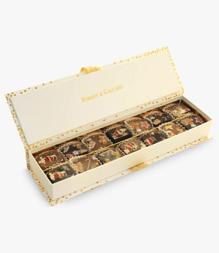 صندوق شوكولاتة الكريسماس (14 قطعة) من فوري وجالاند 