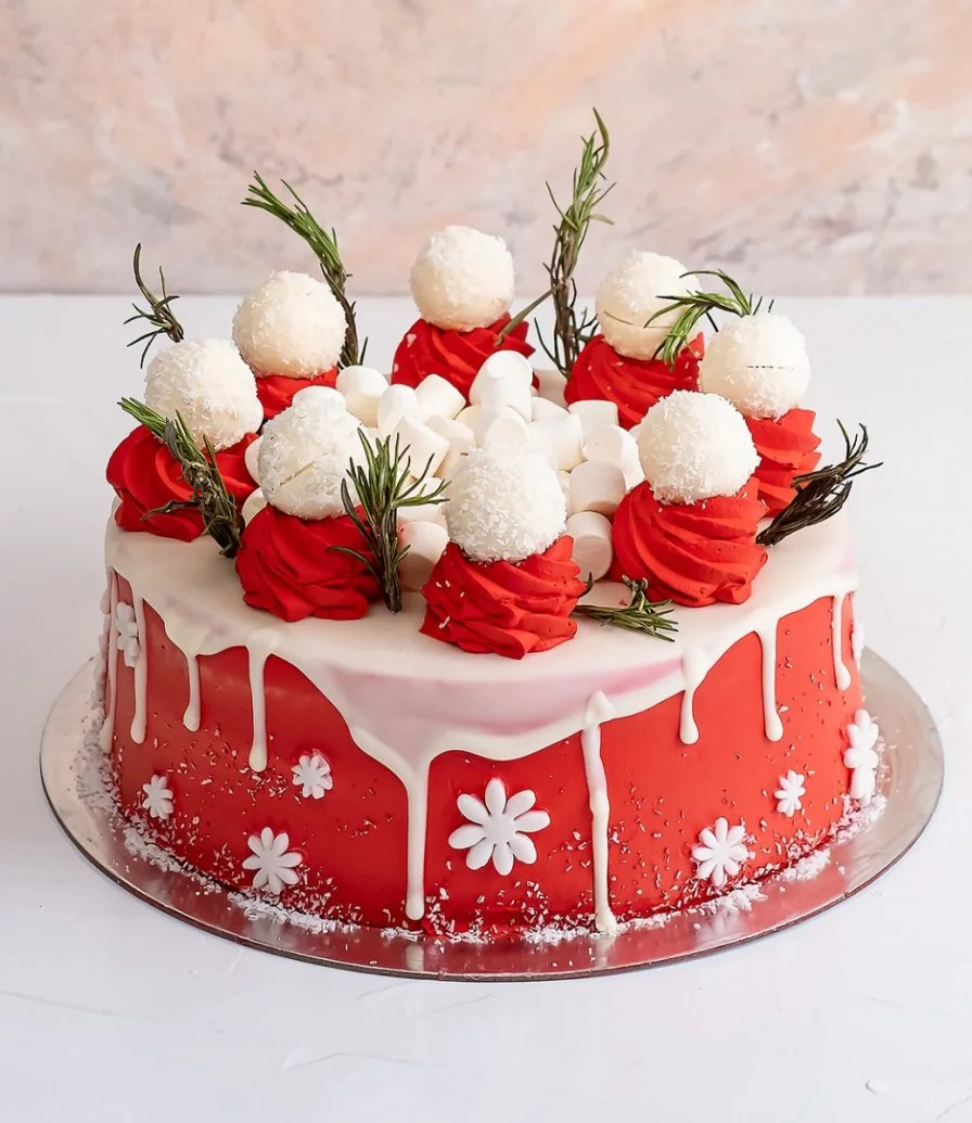 Christmas Cake Red by NJD