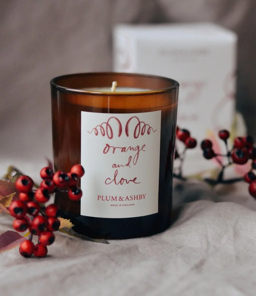 Christmas Candle Orange & Clove by Plum & Ashby